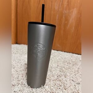 Starbucks Matte Silver Tumbler